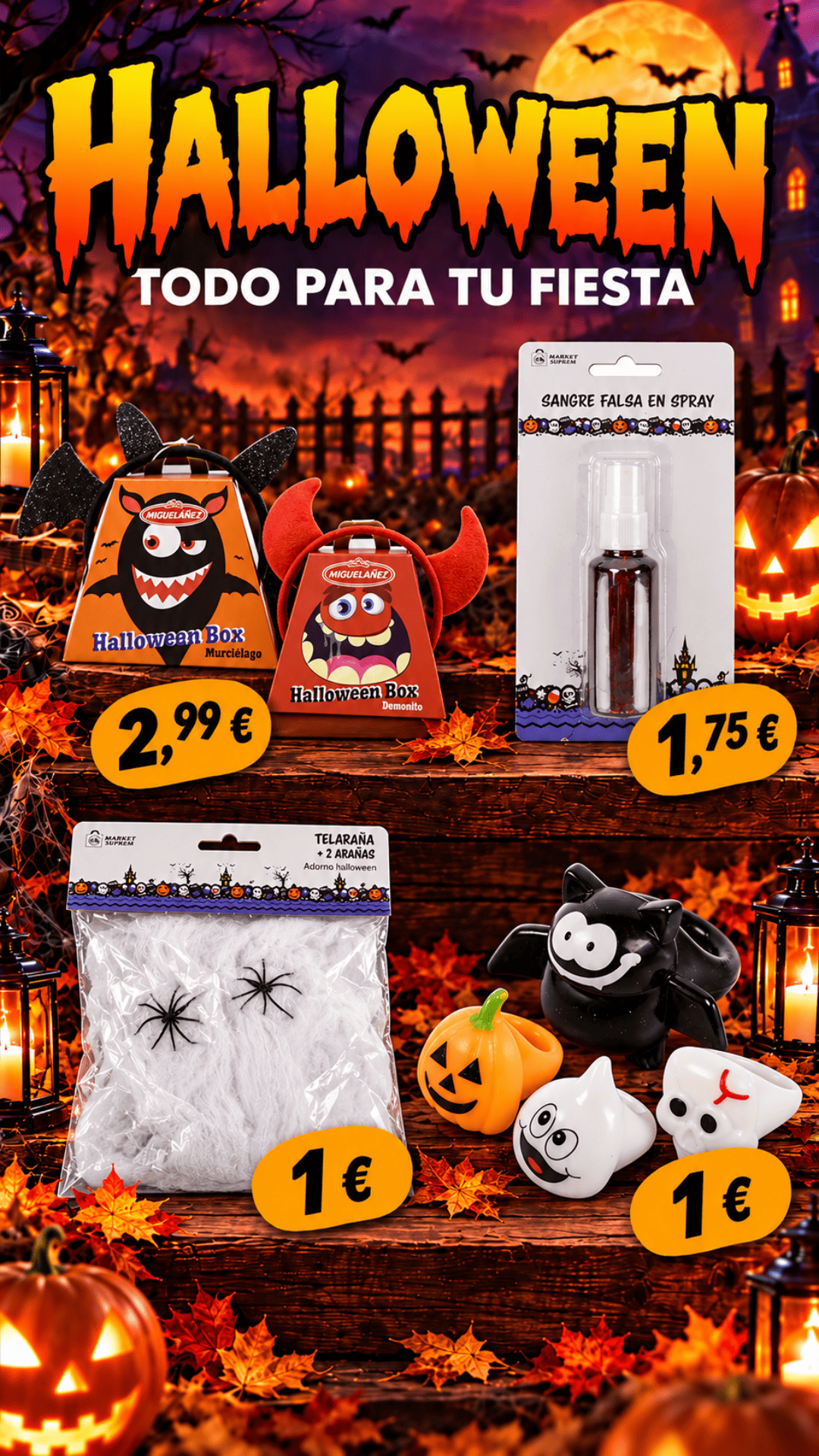 Accesorios para tu fiesta de Halloween