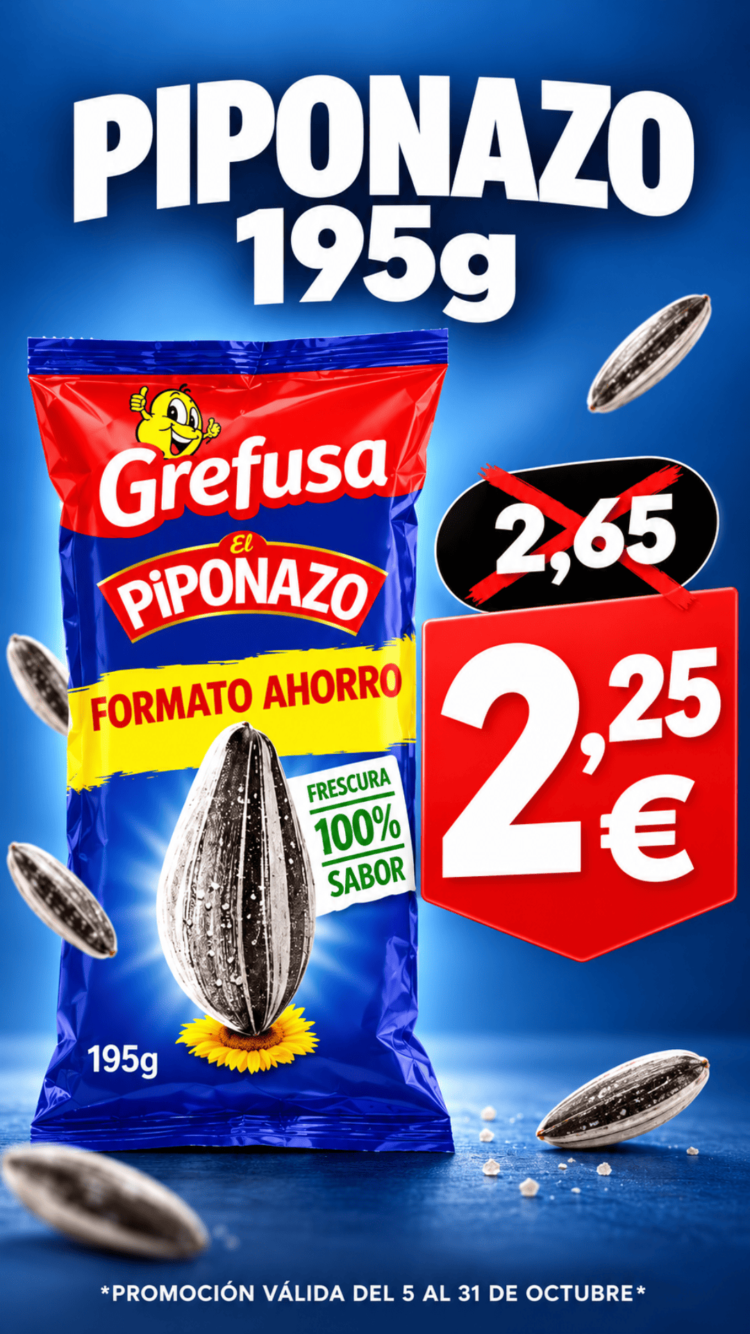Piponazo Grefusa 195 g, 2,25 €